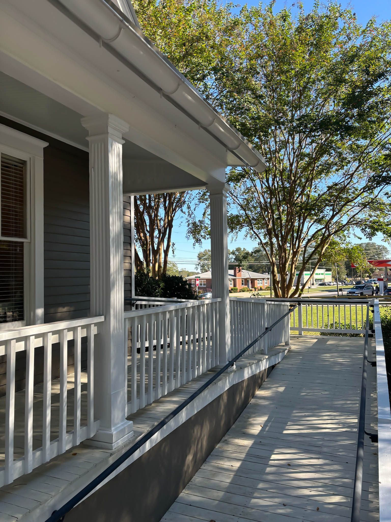 ADA compliant wheelchair ramp